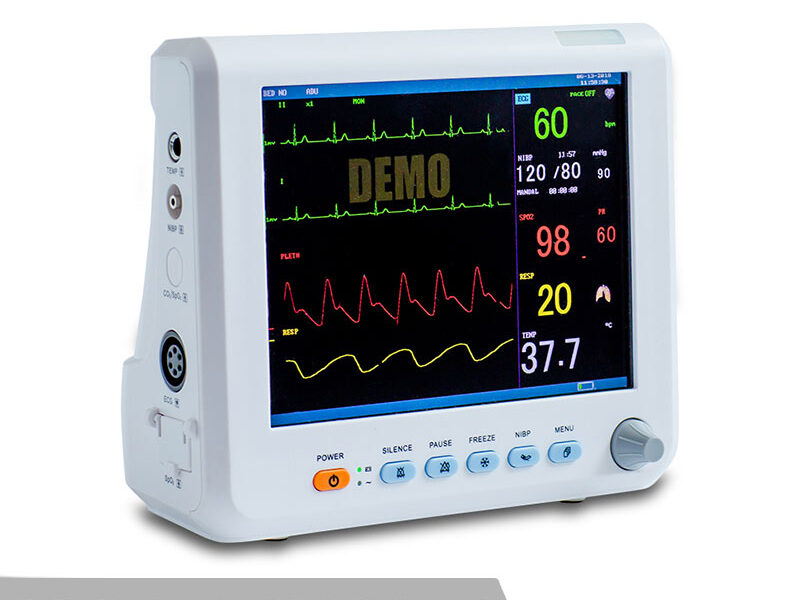 Patient Monitor with 8 inch Screen size, light weight and small size