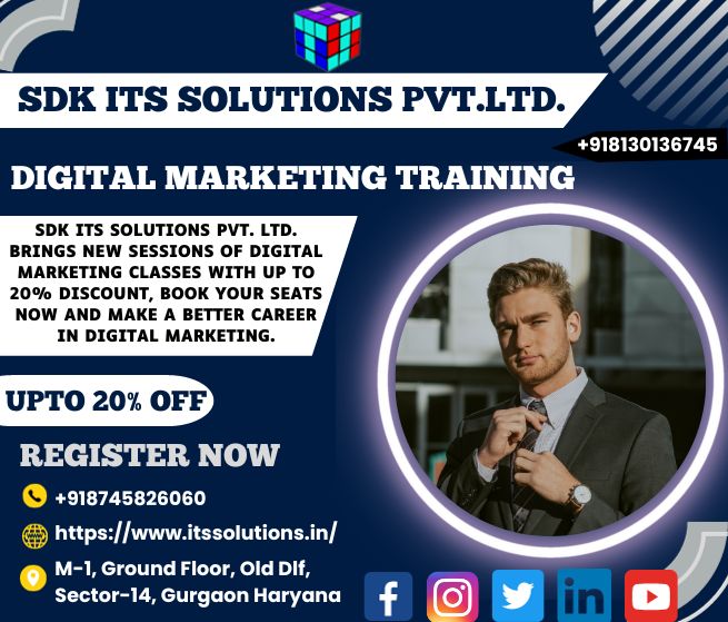 20% Discount In Digital Marketing classes Training