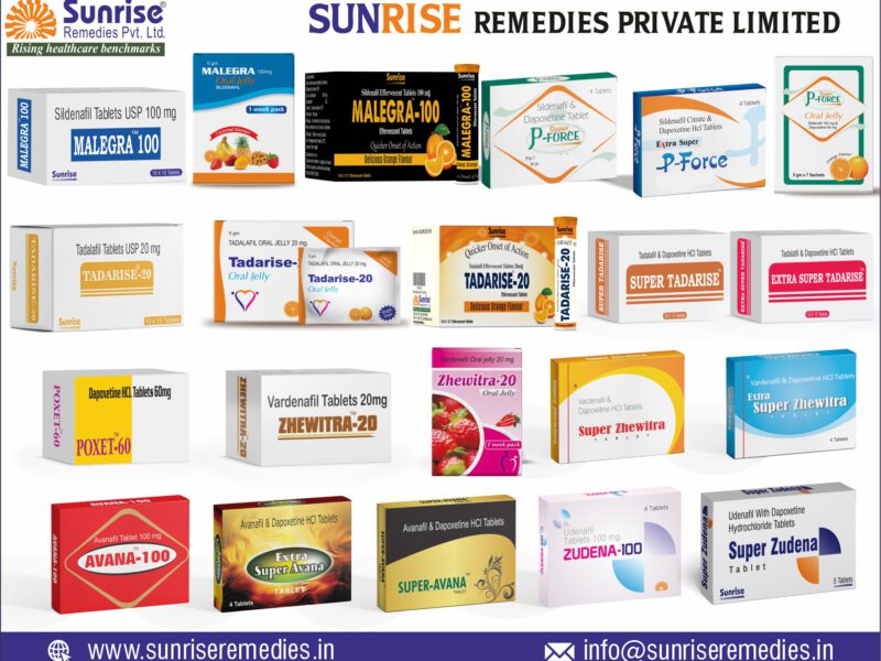 Pharmaceutical Company In India | ED and PE Products at Sunrise Remedies