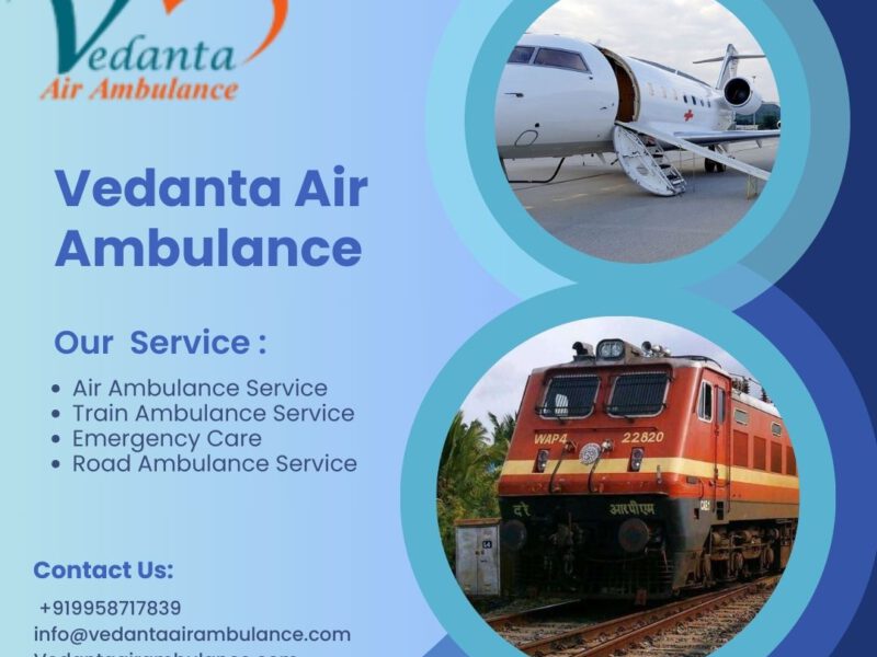Get Vedanta Air Ambulance Service in Siliguri for High-tech Ventilator Facilities