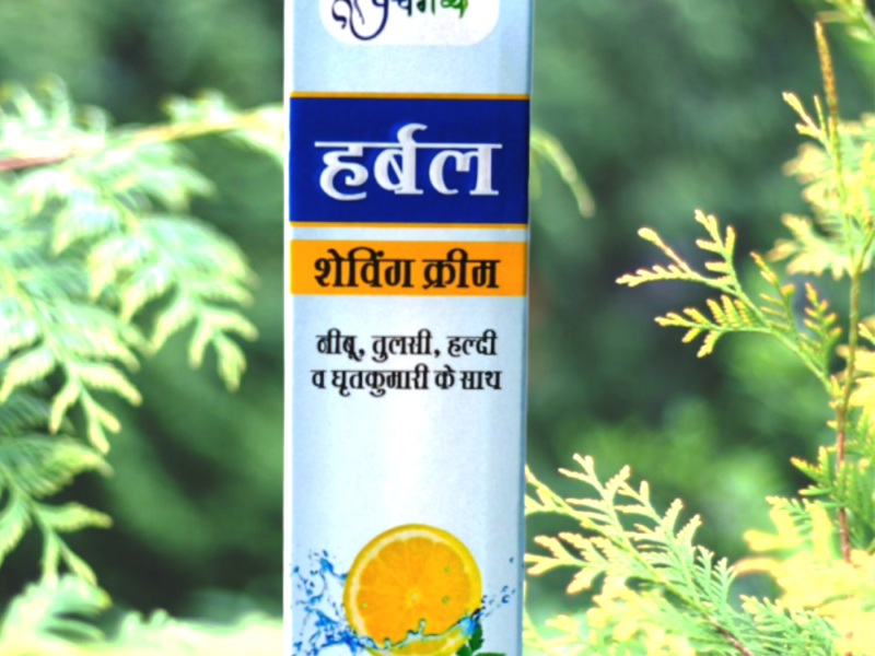 Take Herbal Shaving Cream with ayurved product | Panchgavya