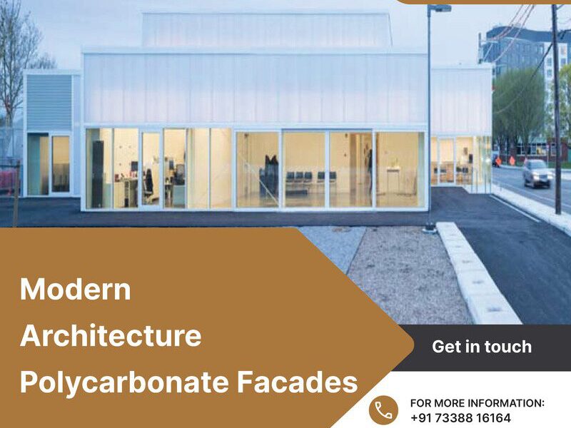 Polycarbonate facade Manufacturer - Smart Roofs and Fabs