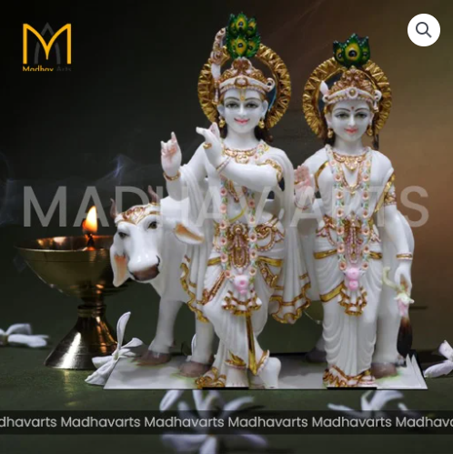 The Divine Connection: The Krishna and Radha Murti
