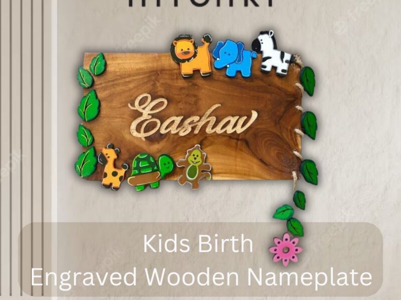 Buy Unique Kids Nameplate to Mark the Joyous Occasion of Birth