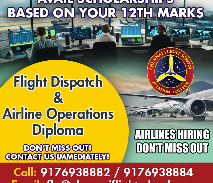 AIRCRAFT DISPATCHER & AIRLINE OPERATIONS DIPLOMA COURSE WITH SCHOLARSHIP