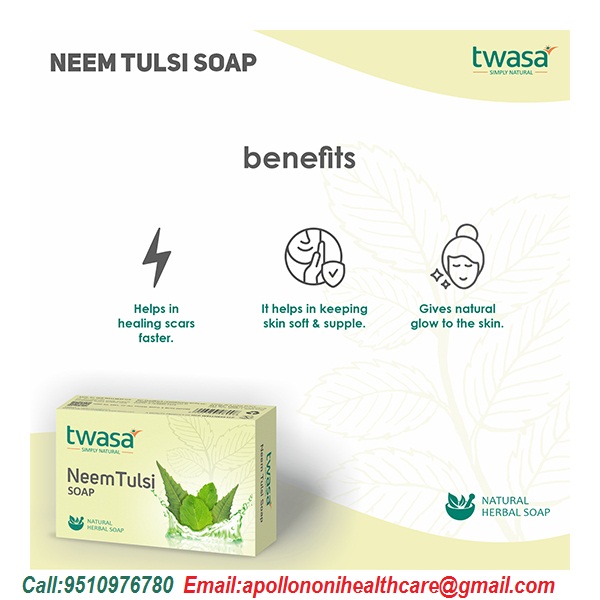 Twasa Neem Tulsi Herbal Bath Soap