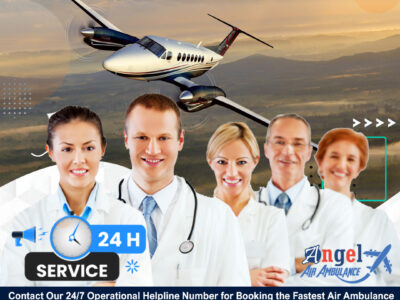 Select Angel Air Ambulance Service In Lucknow With High Qualified MBBS Doctor Team