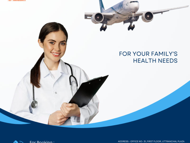 Hire world's best Vedanta Air Ambulance service with ICU facilities in Lucknow