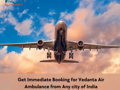 Choose Vedanta Air Ambulance Service in Gorakhpur with an Updated Medical Equipment