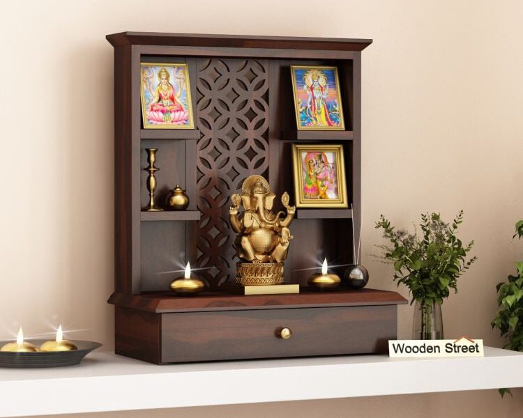 Discover Serenity with Wooden Street's Home Temples