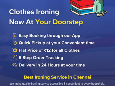 Ironing Service in Chennai - Presso
