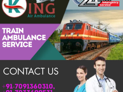 Gain King Train Ambulance Services in Varanasi for Life-Support Medical Machine