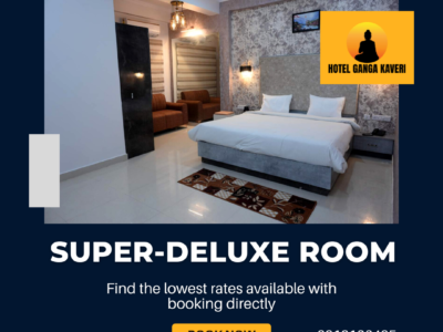 Best Deluxe hotel rooms in Varanasi - Hotel Ganga Kaveri