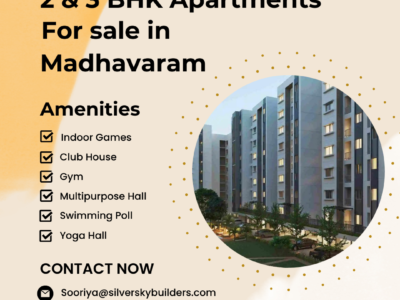 Your Gateway to a Better Life: Silversky's 2 & 3 BHK Flats in Madhavaram