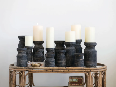 Candle Holders Wood