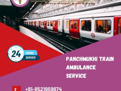 Select Panchmukhi Train Ambulance Service in Patna with Remarkable ICU Setup