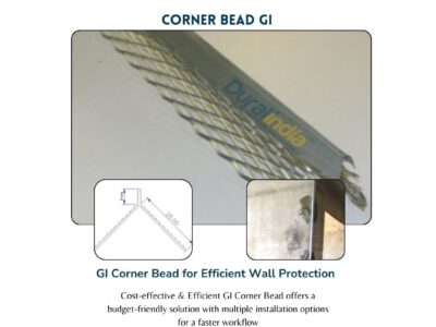 Uncompromising Strength: GI Corner Bead for Lasting Wall Protection