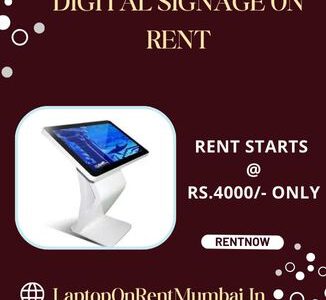 Rent A Digital signage start At rs. 4000/- Only In Mumbai