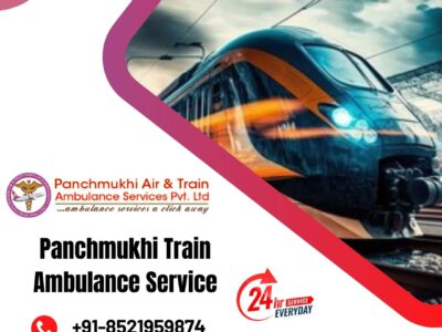 Use Panchmukhi Train Ambulance Service in Guwahati to Easily Move your Unwell Patient