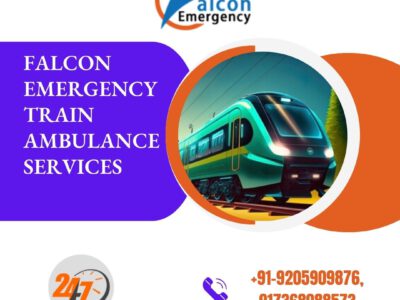 Select Quick Patient Transfer by Falcon Emergency Train Ambulance Services in Bagdogra