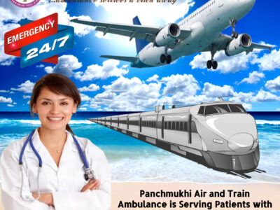 The Team at Panchmukhi Train Ambulance in Patna Relocates Critical Patients with safety and Care