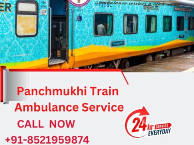 Select Panchmukhi Train Ambulance Services in Kolkata Hi-Tech Ventilator Setup