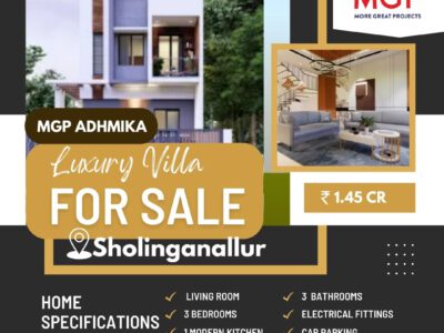 Luxury Villa for Sale in Sholinganallur - MGP Adhmika