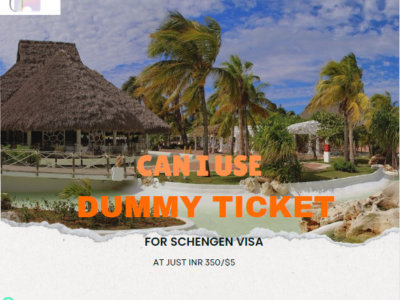 Can I use dummy ticket for schengen visa
