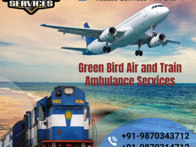 Greenbird Air and Train Ambulance in Kolkata – Quick and Hi-tech