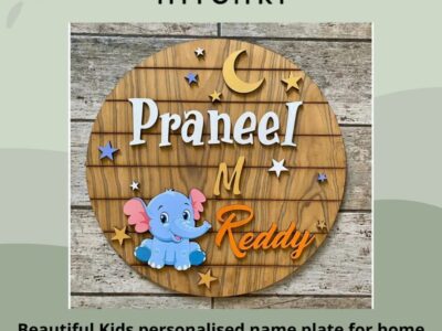 Create a Personalized Name Plates for Your Child’s Door