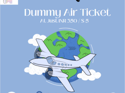 Dummy air ticket