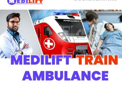 Medilift Train Ambulance Service in Kolkata – Finest and Comfortable