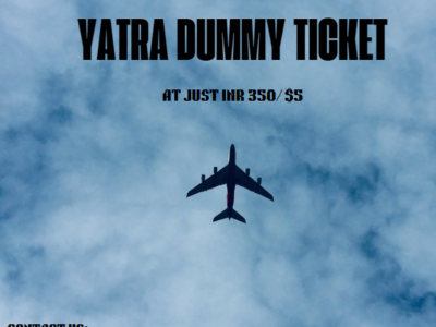 yatra dummy ticket