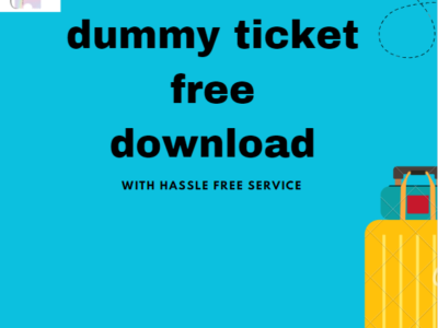 dummy ticket free download