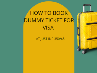 how to book dummy flight tickets
