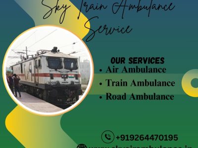 Choose Sky Train Ambulance Service to Transport Critical Patient in Bhopal