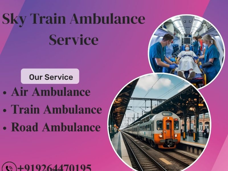 Choose Sky Train Ambulance service in Nagpur with world class medical facilities at affordable prices