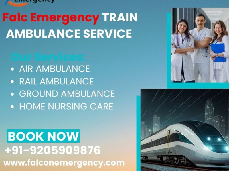 FALC begins transit in a train ambulance in Delhi, just after the information is received