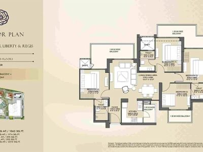 4 BHK Apartment in Ghaziabad - Gaur NYC Residence