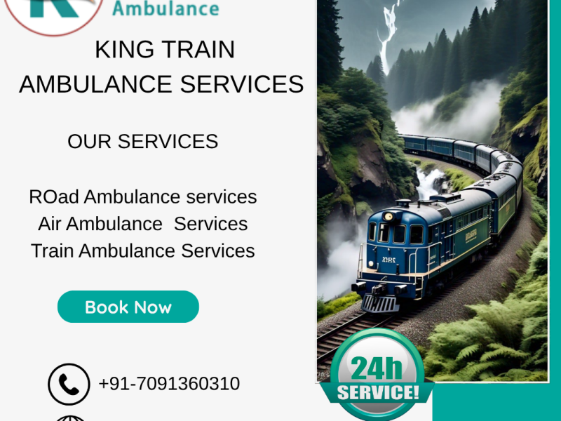 King Train Ambulance Services from Mumbai provides focused transportation support