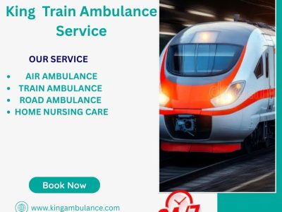King Train Ambulance Service in Nagpur transports your patient to their destination