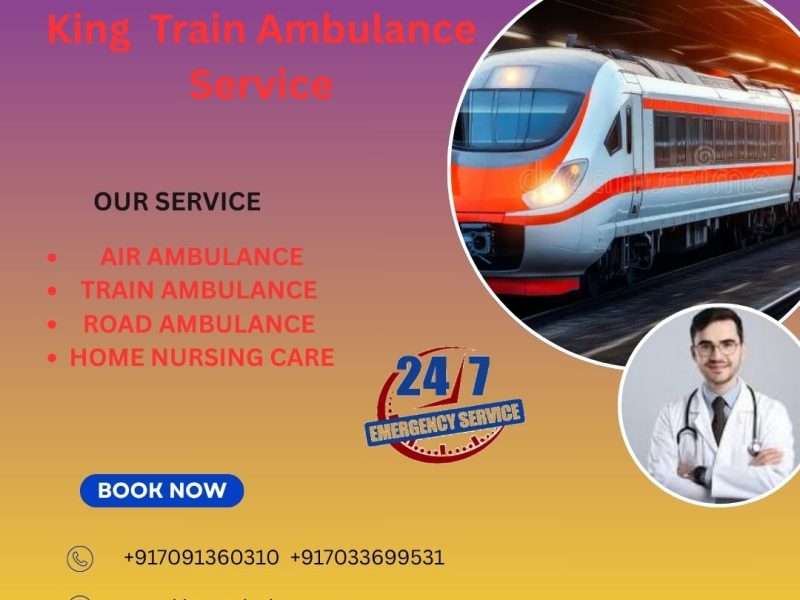 Through King Train Ambulance Service, your patient is provided a life-saving transfer