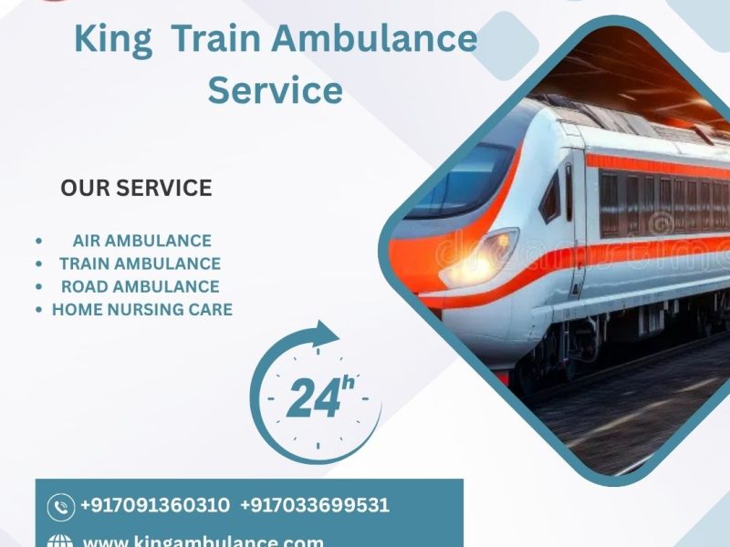 King Train Ambulance Service in Nagpur transports your patient to their destination