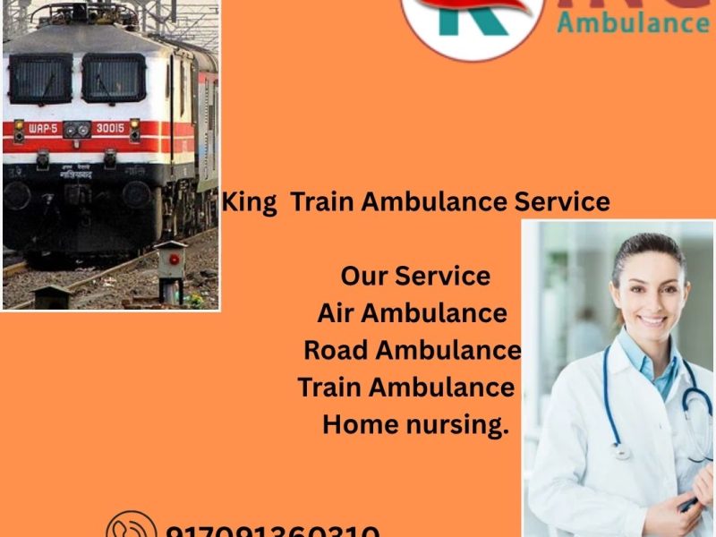 King Train Ambulance Services from Mumbai provides focused transportation support