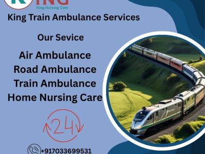 King Train Ambulance from Bangalore transfers patients from one place to another without any hassle or discomfort