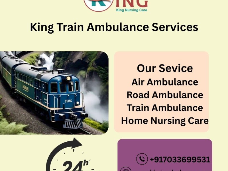 King is providing timely care to the sick in Ranchi with its Train Ambulance