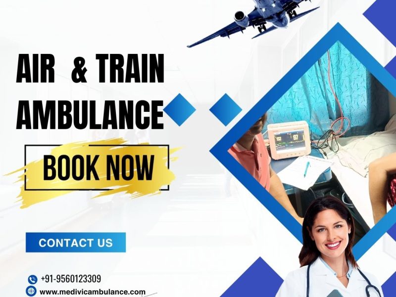 Medivic Train Ambulance from Ranchi Provide Advanced Life Support Facilitated Services to the Patients