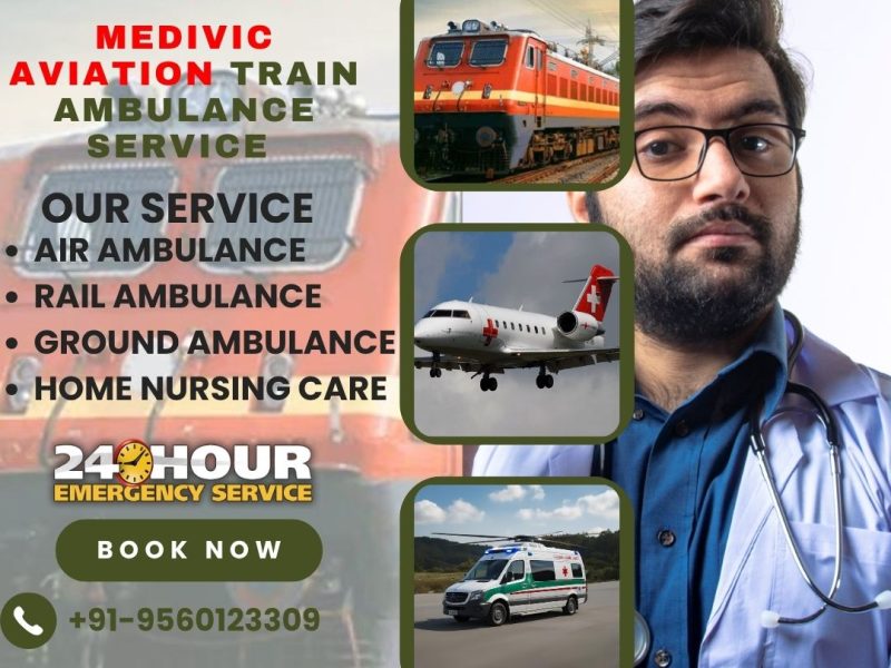 Transfer Patients at the Lowest Price through Medivic Aviation Train Ambulance in Mumbai