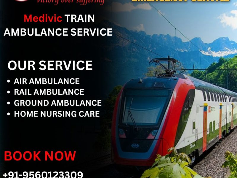 Medivic Train Ambulance Service in Nagpur Which Provides the Beneficial Medical Service