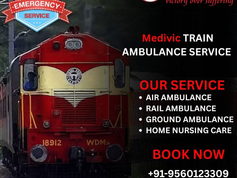 Medivic Train Ambulance Service in Jabalpur Provides World Class Medical Care